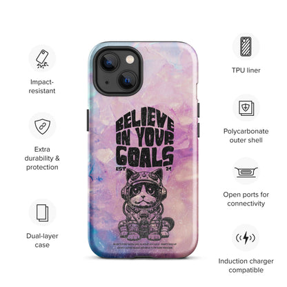 Believe in your goals | Tough Case for iPhone® - Teffie