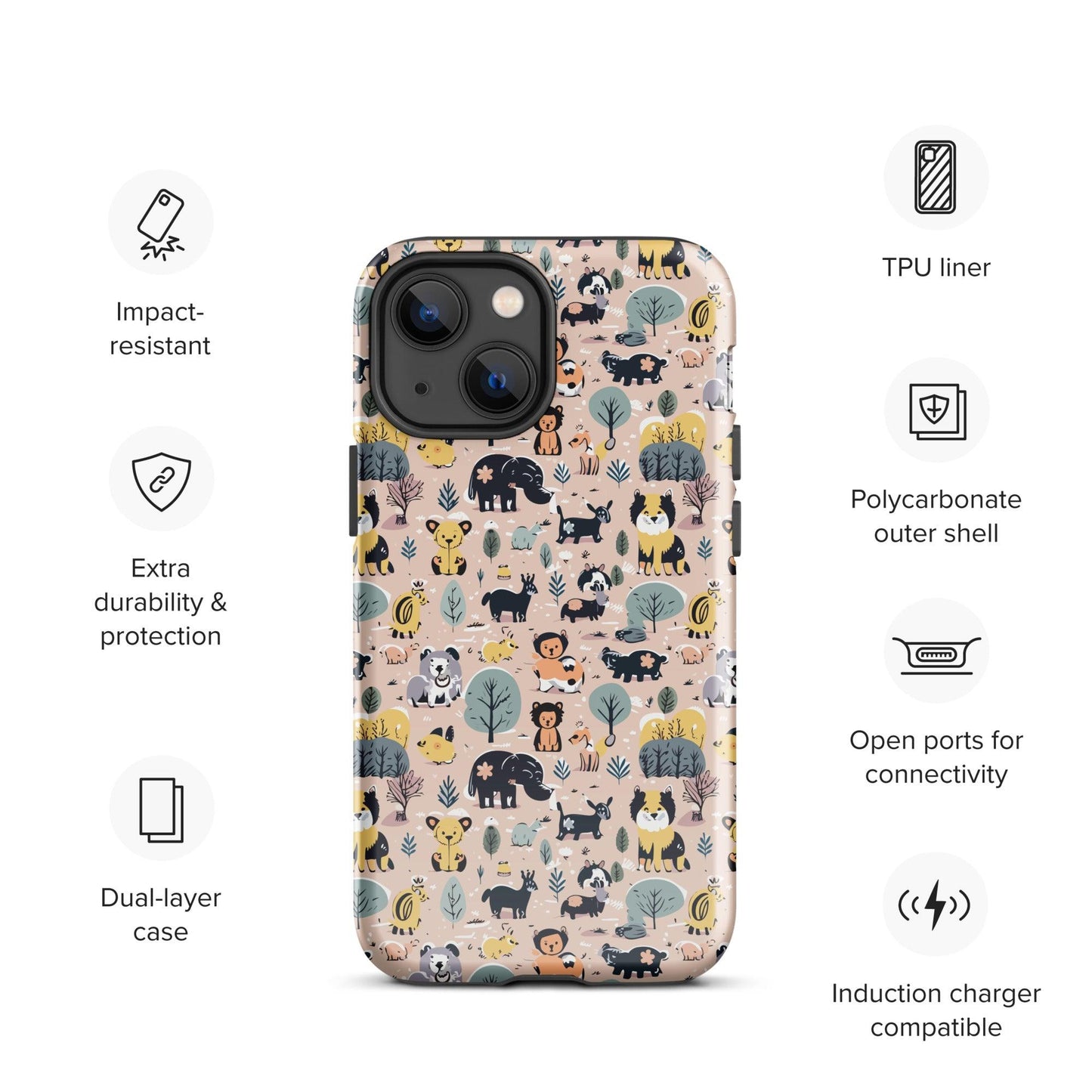 Mini animals | Tough Case for iPhone® - Teffie