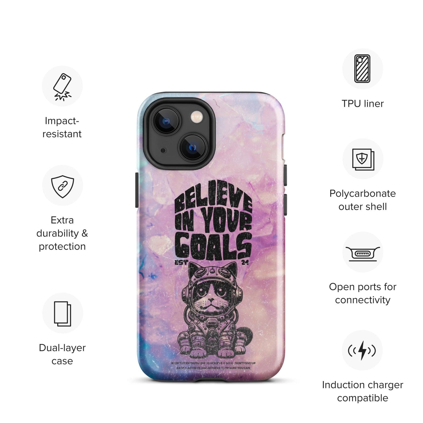 Believe in your goals | Tough Case for iPhone® - Teffie