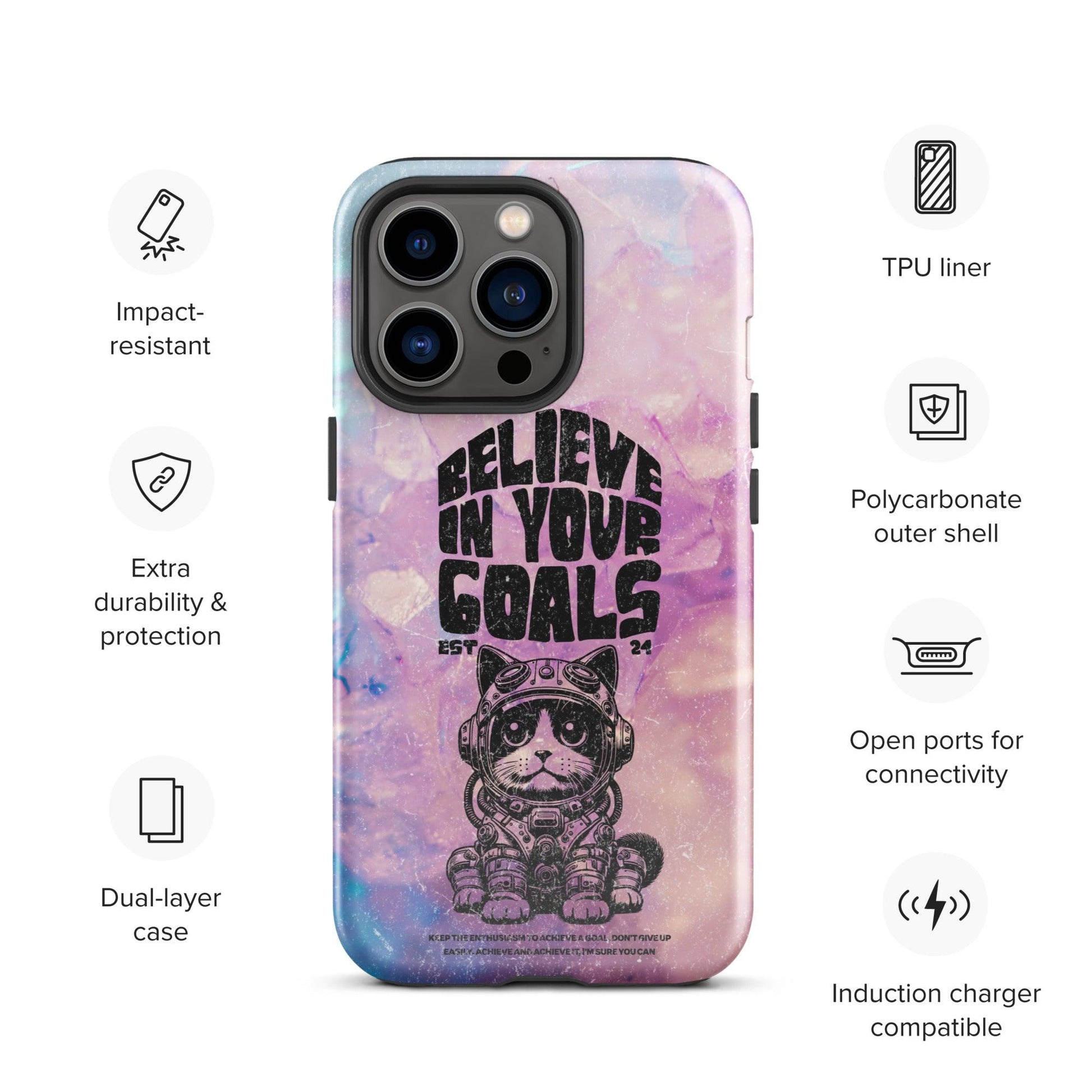 Believe in your goals | Tough Case for iPhone® - Teffie