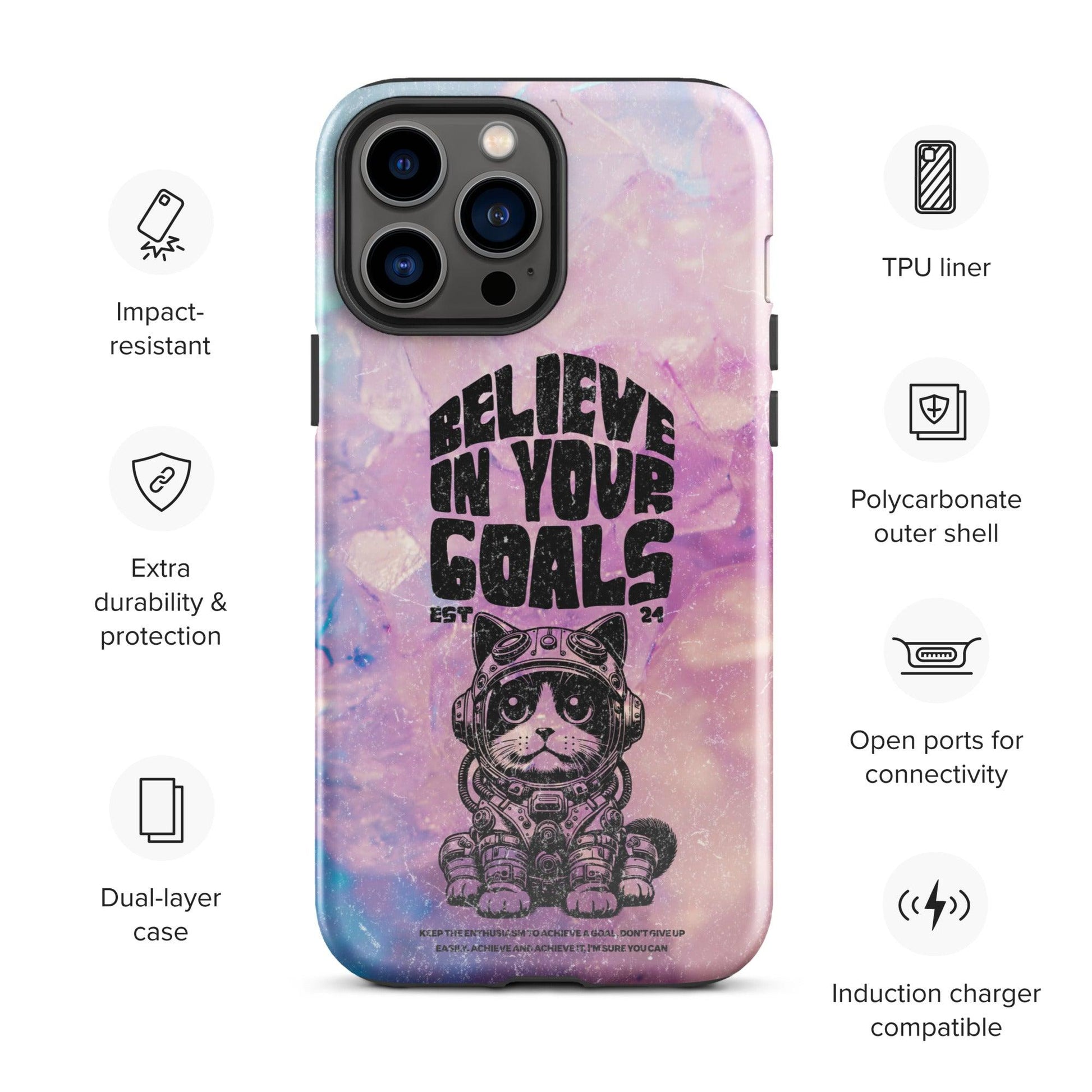 Believe in your goals | Tough Case for iPhone® - Teffie