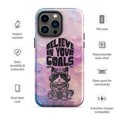 Believe in your goals | Tough Case for iPhone®