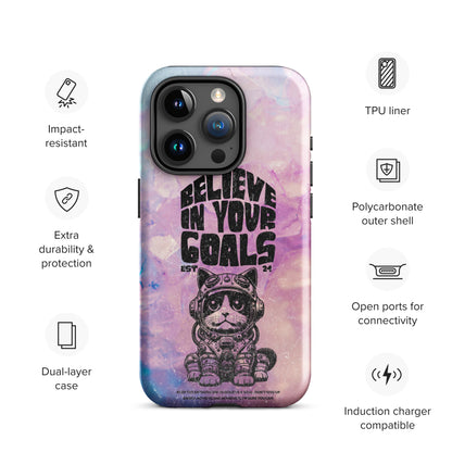 Believe in your goals | Tough Case for iPhone®