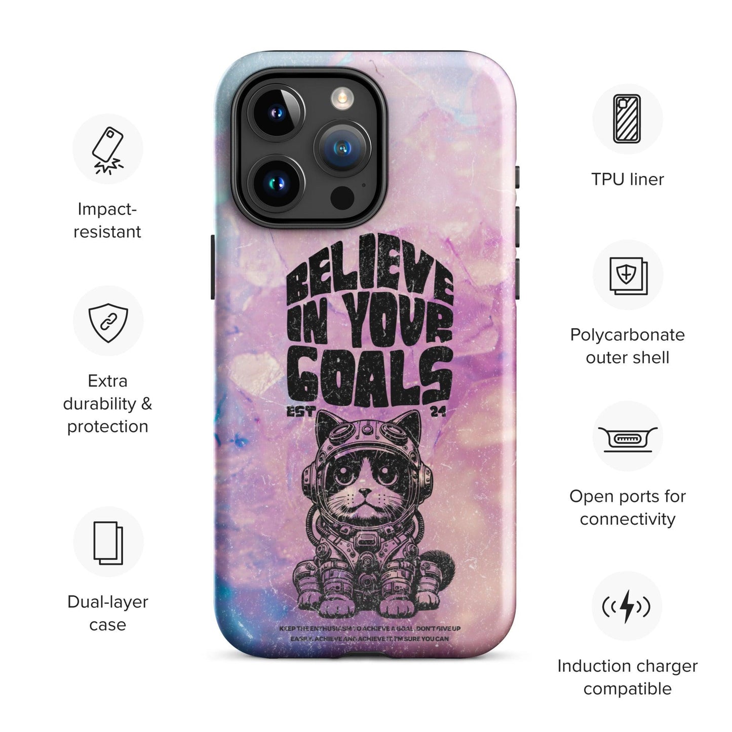 Believe in your goals | Tough Case for iPhone® - Teffie