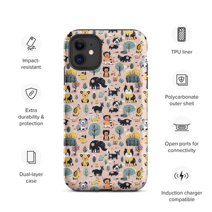 Mini animals | Tough Case for iPhone® - Teffie