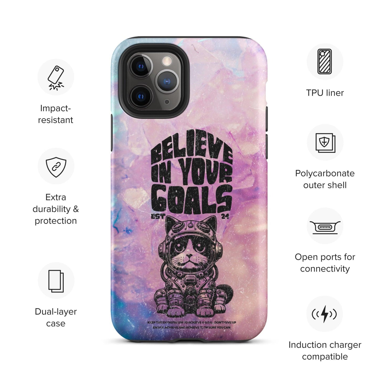 Believe in your goals | Tough Case for iPhone® - Teffie