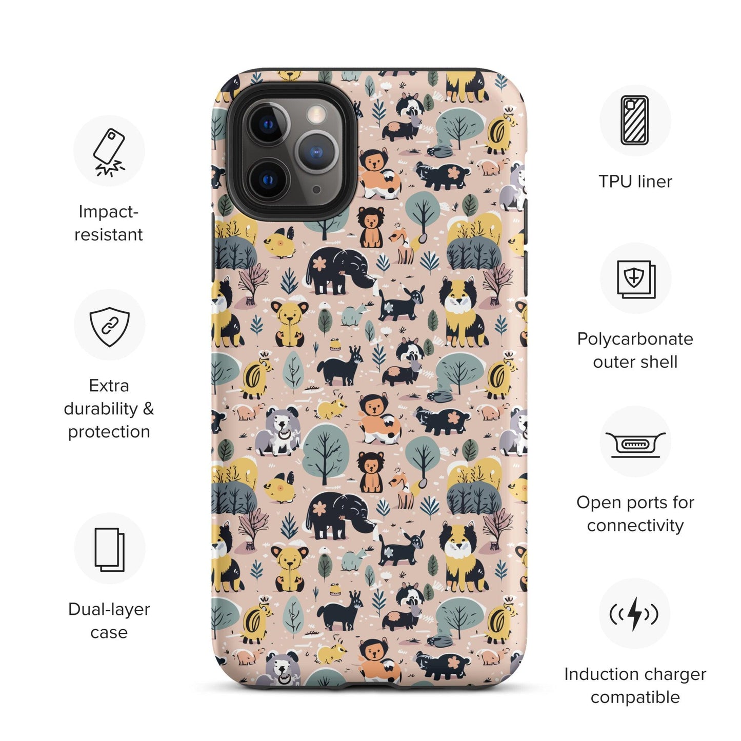 Mini animals | Tough Case for iPhone® - Teffie