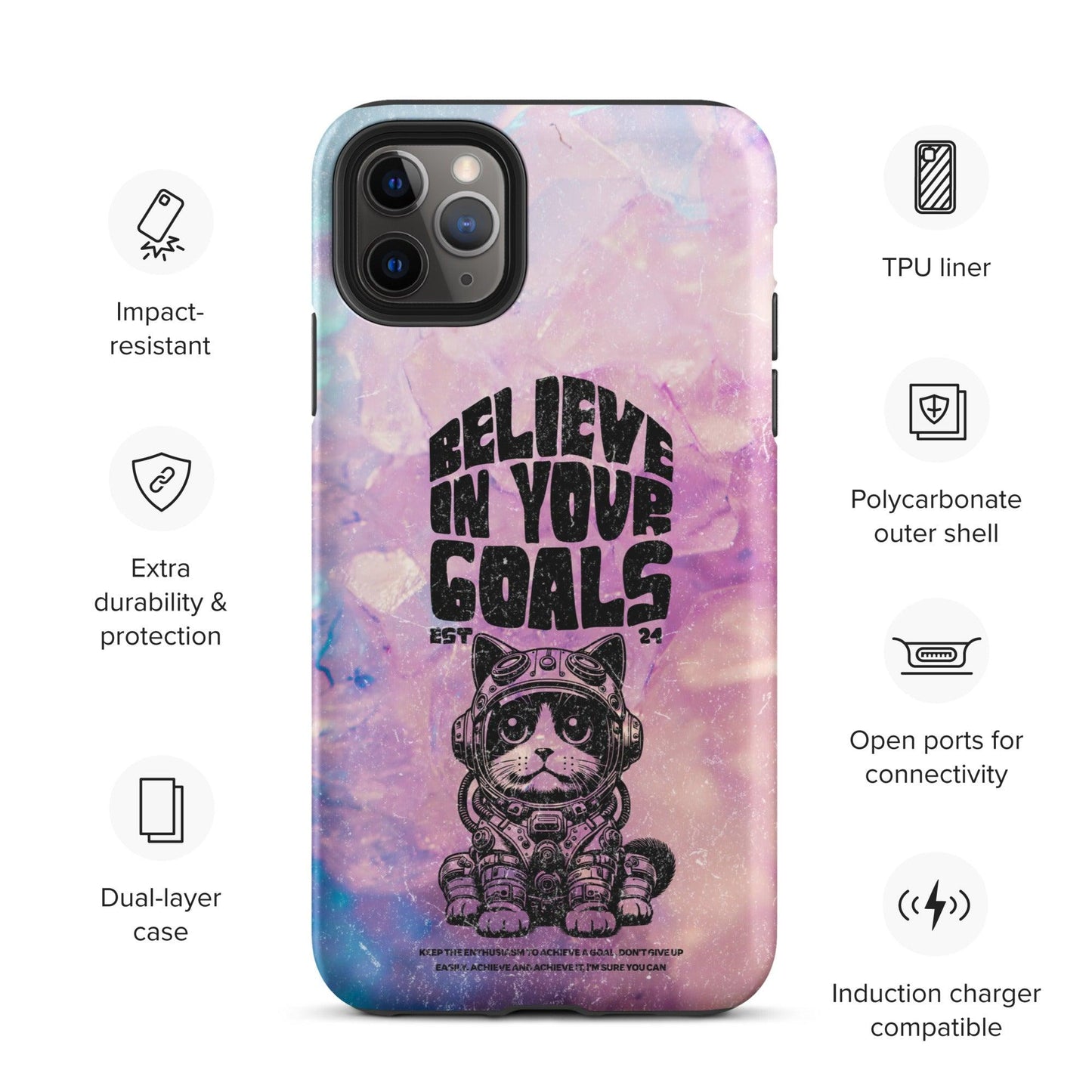 Believe in your goals | Tough Case for iPhone® - Teffie