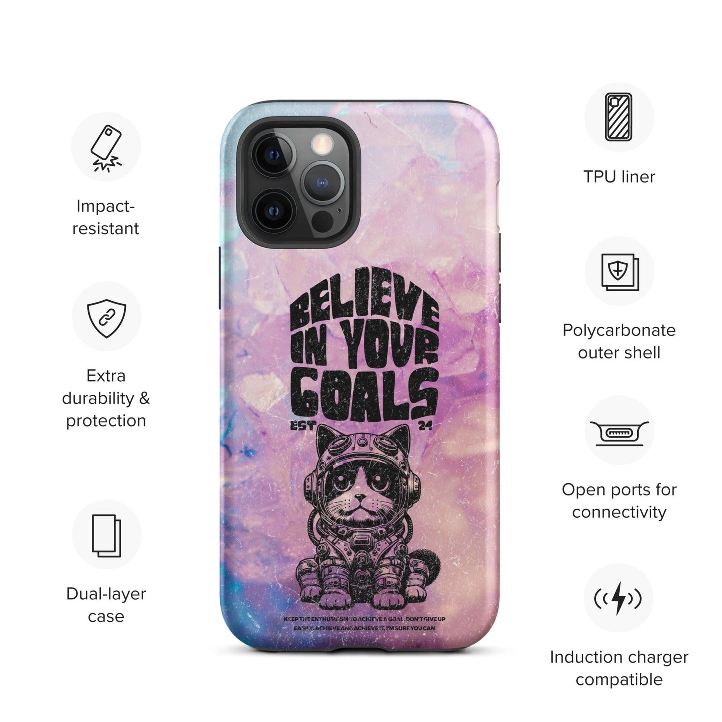 Believe in your goals | Tough Case for iPhone® - Teffie