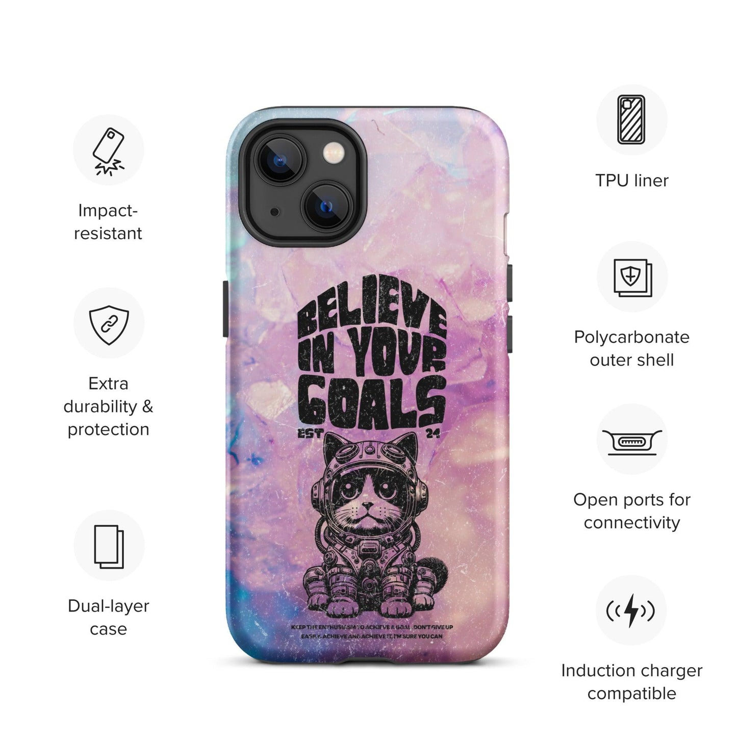 Believe in your goals | Tough Case for iPhone® - Teffie