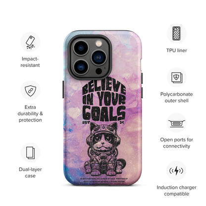 Believe in your goals | Tough Case for iPhone®