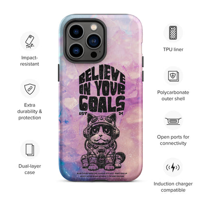 Believe in your goals | Tough Case for iPhone®