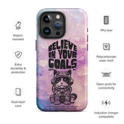 Believe in your goals | Tough Case for iPhone®