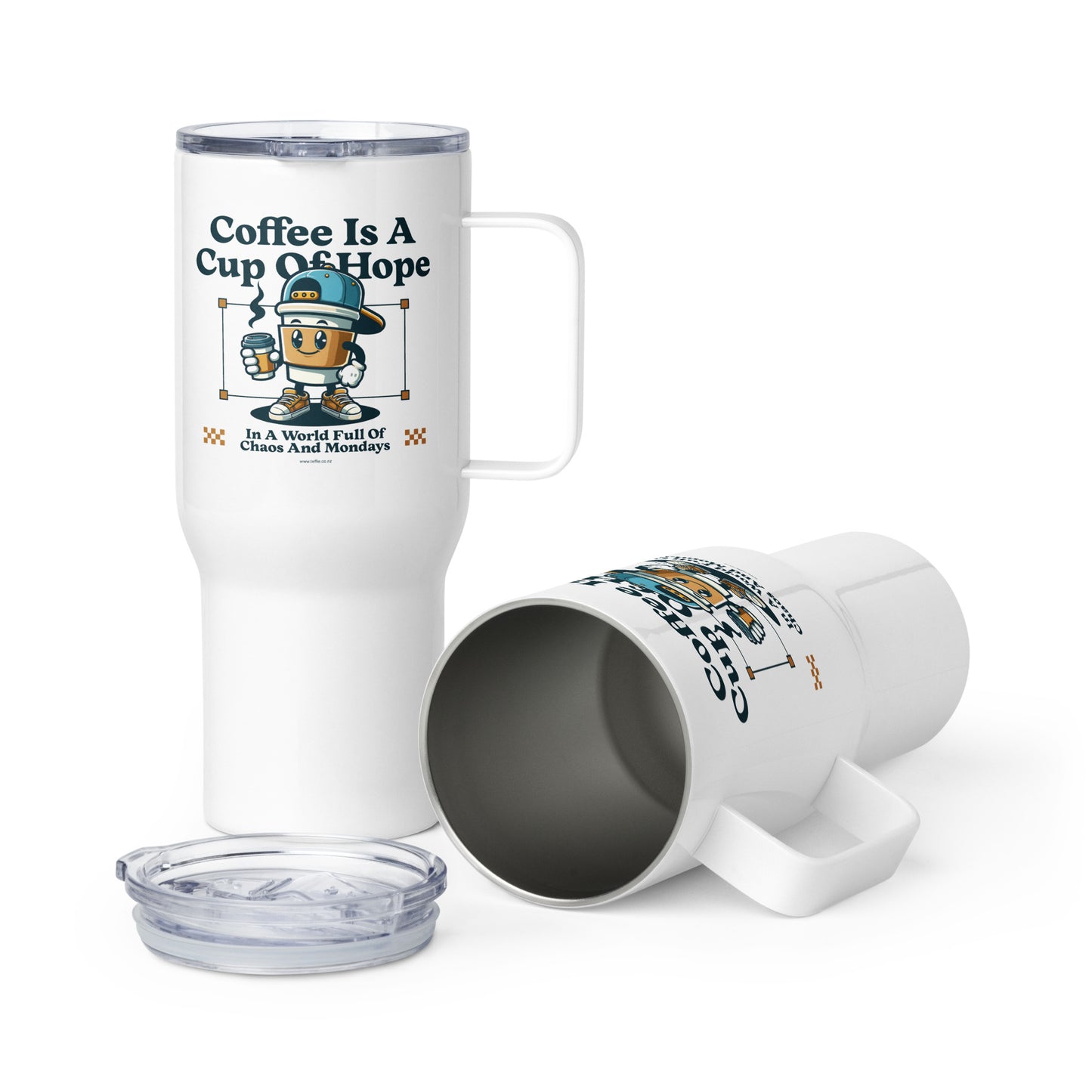 Cup of hope | Travel mug with a handle