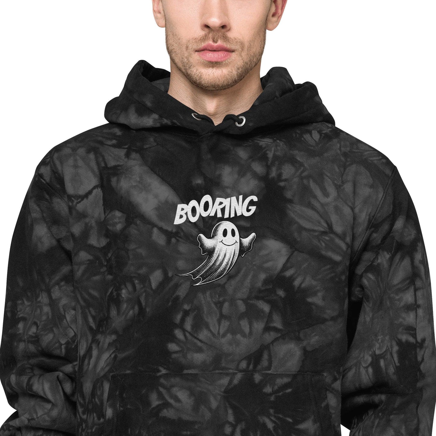 Booring | Unisex Champion tie-dye hoodie - Teffie