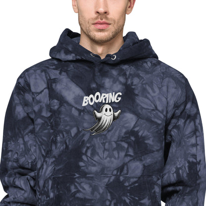 Booring | Unisex Champion tie-dye hoodie - Teffie