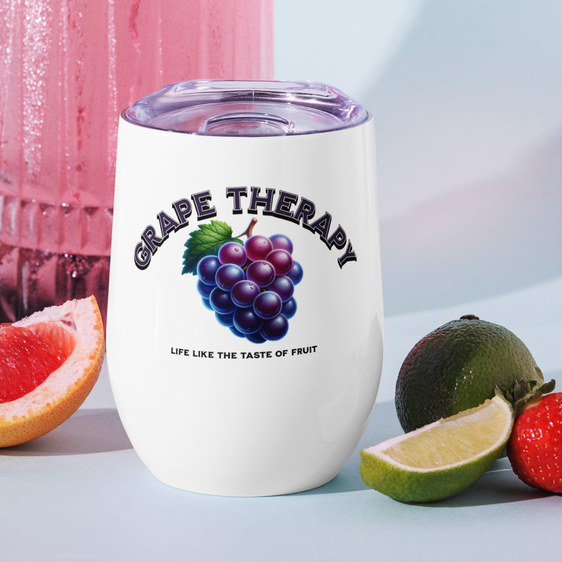 Grape Therapy | Wine tumbler - Teffie