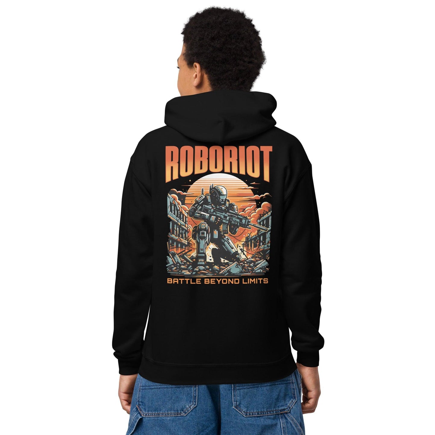 Roboriot | Gildan Youth heavy blend hoodie - Teffie