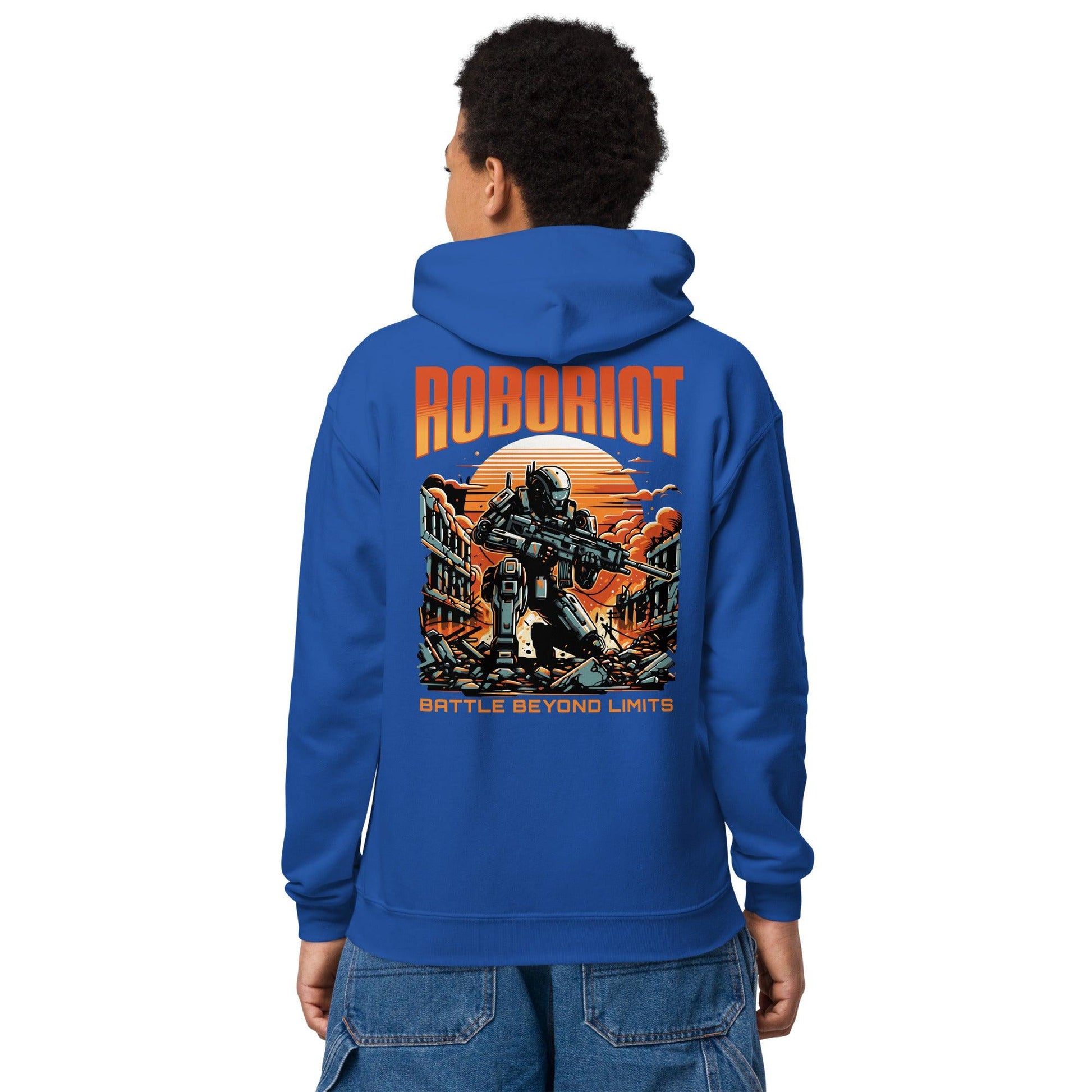 Roboriot | Gildan Youth heavy blend hoodie - Teffie